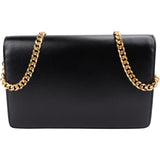 Celine Shiny Calfskin Triomphe Wallet On Chain Crossbody Bag