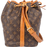 Louis Vuitton Monogram Canvas Sac Noé Petit Shoulder Bag