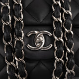 Chanel Quilted Lambskin Jumbo Single Flap Crossbody Bag