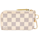 Louis Vuitton Monogram Damier Azur Illustre World Tour Large Key Wallet