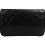 Chanel Quilted Lambskin 24K Gold Single Flap Shoulder Bag