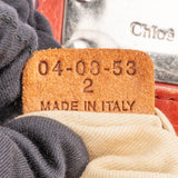 Chloé Red Leather Paddington Handbag