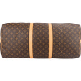 Louis Vuitton Monogram Canvas Keepall 60 Bandoulière Travel Bag