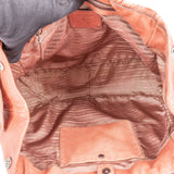 Prada Vitello Daino Deerskin Gathered Tote Handbag