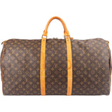 Louis Vuitton Monogram Canvas Keepall 60 Travel Bag