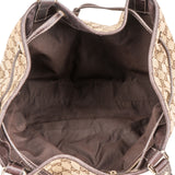 Gucci Monogram GG Canvas Indy Tassel Drawstring Hobo Shoulder Bag