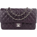 Chanel Quilted Lambskin Medium Double Flap Crossbody Bag