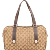 Gucci Monogram GG Canvas Boston 35 Shoulder Bag