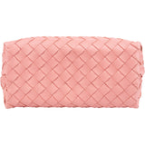 Bottega Veneta Pink Intrecciato Leather Small Andiamo Tote Handbag