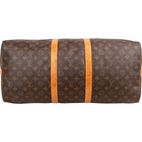 Louis Vuitton Monogram Canvas Keepall 55 Bandoulière Travel Bag