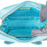 Prada Saffiano Fiocco Leather Bow Camera Small Crossbody Bag