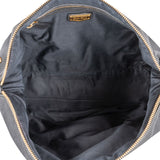 Miu Miu Black leather Vitello Lux Daino Handbag