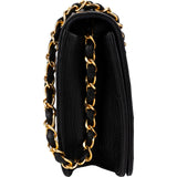 Chanel Quilted Lambskin Medium 24K Gold Single Flap Shoulder Bag