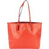 Coach Grained Leather Reversible City Tote Shoulder Bag