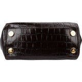 Vivienne Westwood Croc Embossed Leather Frame Bag Handbag