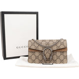 Gucci Monogram GG Supreme Canvas Dionysus Super Mini Crossbody Bag