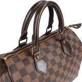 Louis Vuitton Monogram Damier Ebene Speedy 25 Handbag