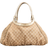 Gucci Monogram GG Canvas Abbey D-Ring Hobo Shoulder Bag