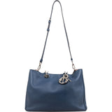 Christian Dior Blue Calfskin Leather Diorissimo Handbag