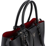 Prada Saffiano Leather Cuir Double Tote Handbag