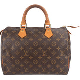 Louis Vuitton Monogram Canvas Speedy 30 Handbag