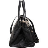 Miu Miu Black Calfskin Frame Turnlock Satchel Handbag