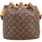 Louis Vuitton Monogram Canvas Sac Noé Petit Shoulder Bag