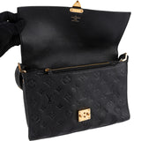 Louis Vuitton Noir Monogram Empreinte Leather Fascinante Crossbody Bag