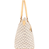 Louis Vuitton Monogram Damier Azur Saleya GM Handbag