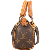 Louis Vuitton Monogram Canvas Mini Speedy Crossbody Handbag
