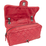 Chanel Quilted Soft Calfskin Palladium Easy Single Flap Shoulder Bag
