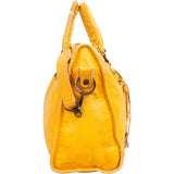 Balenciaga Yellow Leather City Handbag