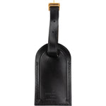 [🔄️B10 / F78] Louis Vuitton Noir Leather Luggage Tag - vintageandkickz