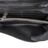 Prada Saffiano Shine Leather Studded Cystal Continental Wallet