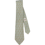 Hermès Chain Link Print Silk Tie Krawatte