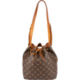 Louis Vuitton Monogram Canvas Sac Noé Petit Shoulder Bag