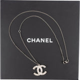Chanel Crystal CC Emblem Necklace