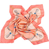 Cartier Pearl Tassel Motif Silk Scarf Tuch