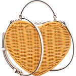[🔄️B09 / F54] Kate Spade Wicker Heart Crossbody Handbag - vintageandkickz