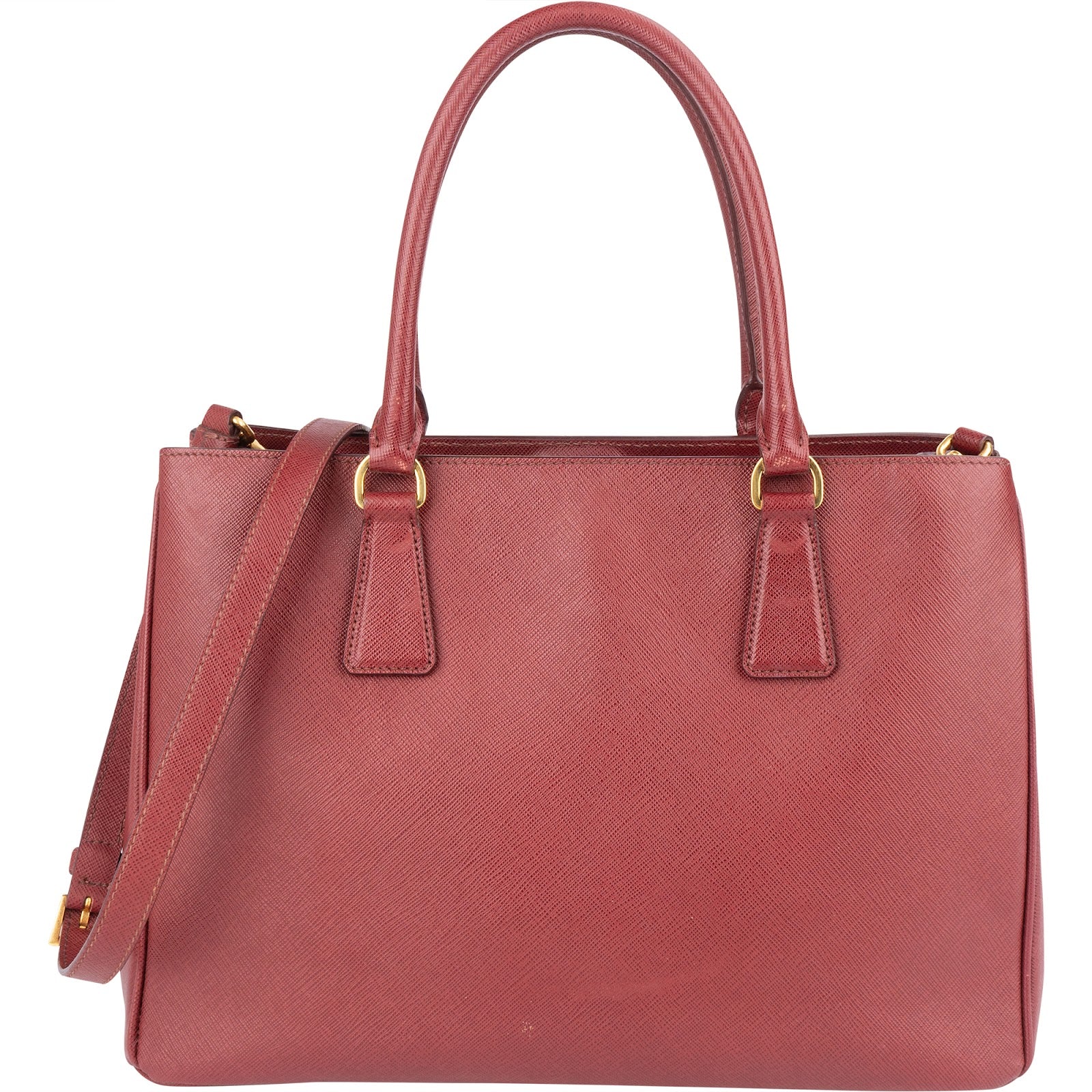 Prada Saffiano Leather Lux Galleria Handbag - vintageandkickz