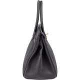 Hermès Prunoir Deep Blue Togo Leather Birkin 30 Handbag