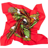Hermès L'Art de la Steppe Silk Carre 90 Scarf Tuch