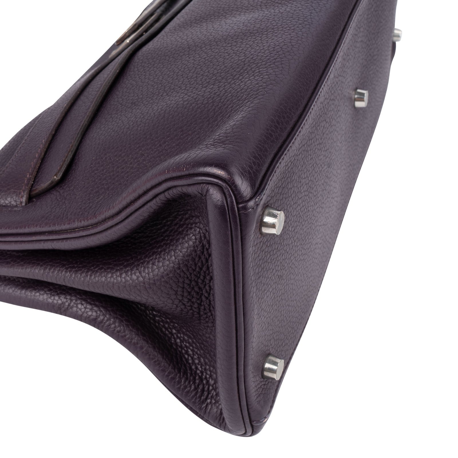 [🔄️B12 / F05] Hermès Grained Leather Kelly 40 Handbag - vintageandkickz