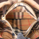 Burberry Pebbled Leather Baynard Tote Handbag