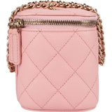 Chanel Quilted Caviar Leather Vanity Case Crossbody Bag