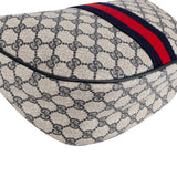 Gucci Monogram Vintage GG Supreme Web Hobo Shoulder Bag