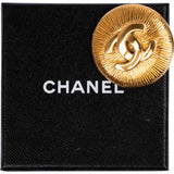 Chanel Golden CC Sunburst Brooch