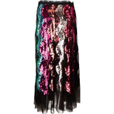 Gucci Multicolor Waves Tüll Sequin Skirt (IT42)