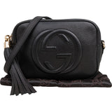 Gucci Black Leather Soho Disco Camera Crossbody Bag