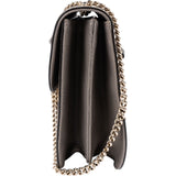 Gucci Grained Leather Interlocking GG Shoulder Crossbody Bag
